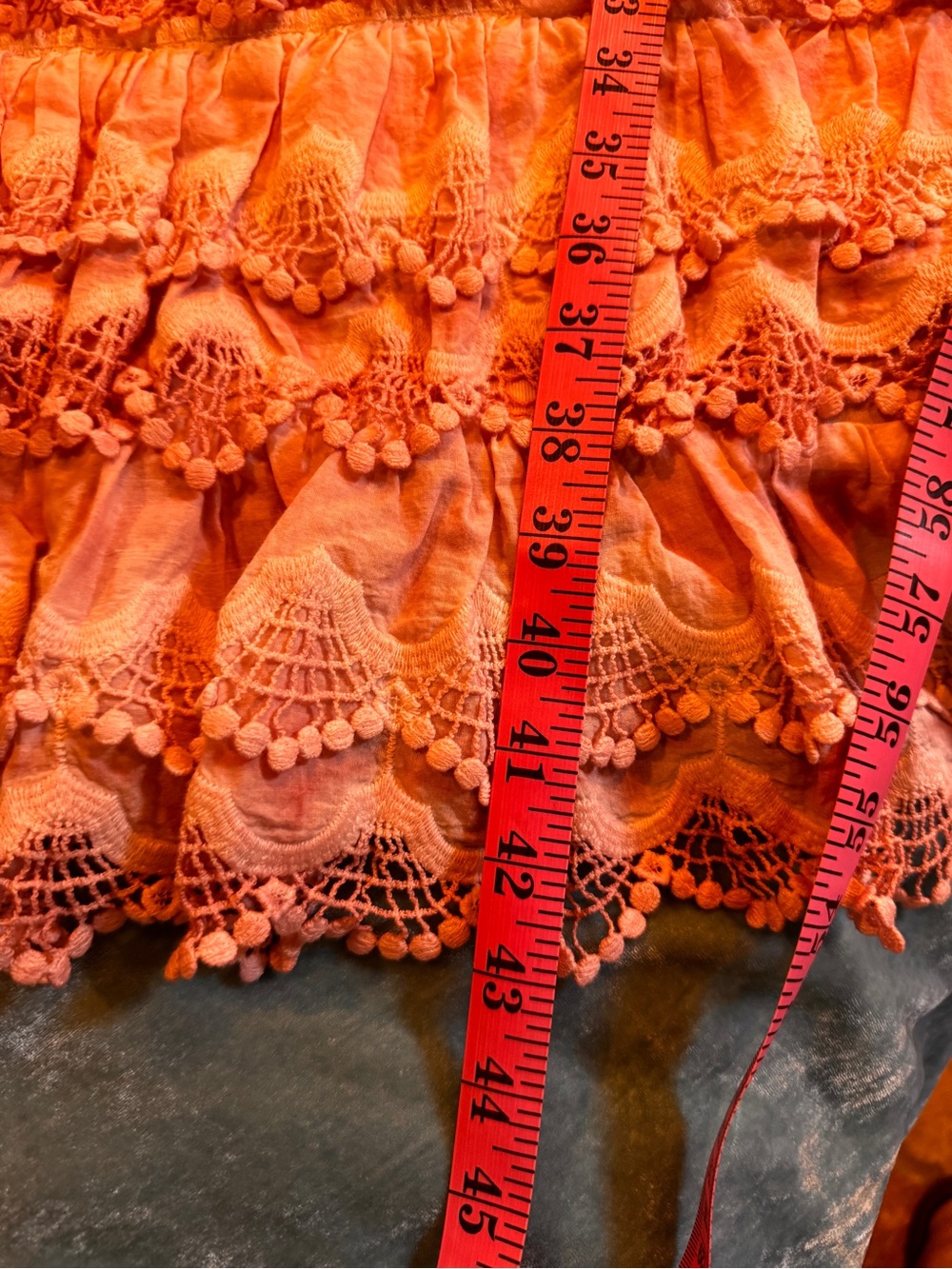 A Rare Bird Pink Lace-Tiered Dress - Picture 9 of 9